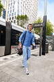 Jrebryan Jjcraft heren jeans lichtblauw L34